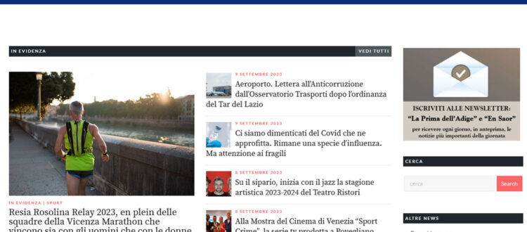 L'Adige Quotidiano Online di Verona
