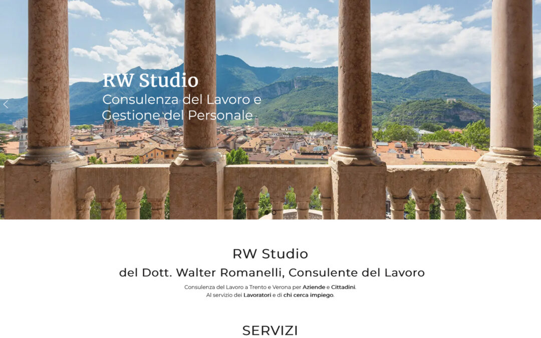 Nuovo sito RW Studio