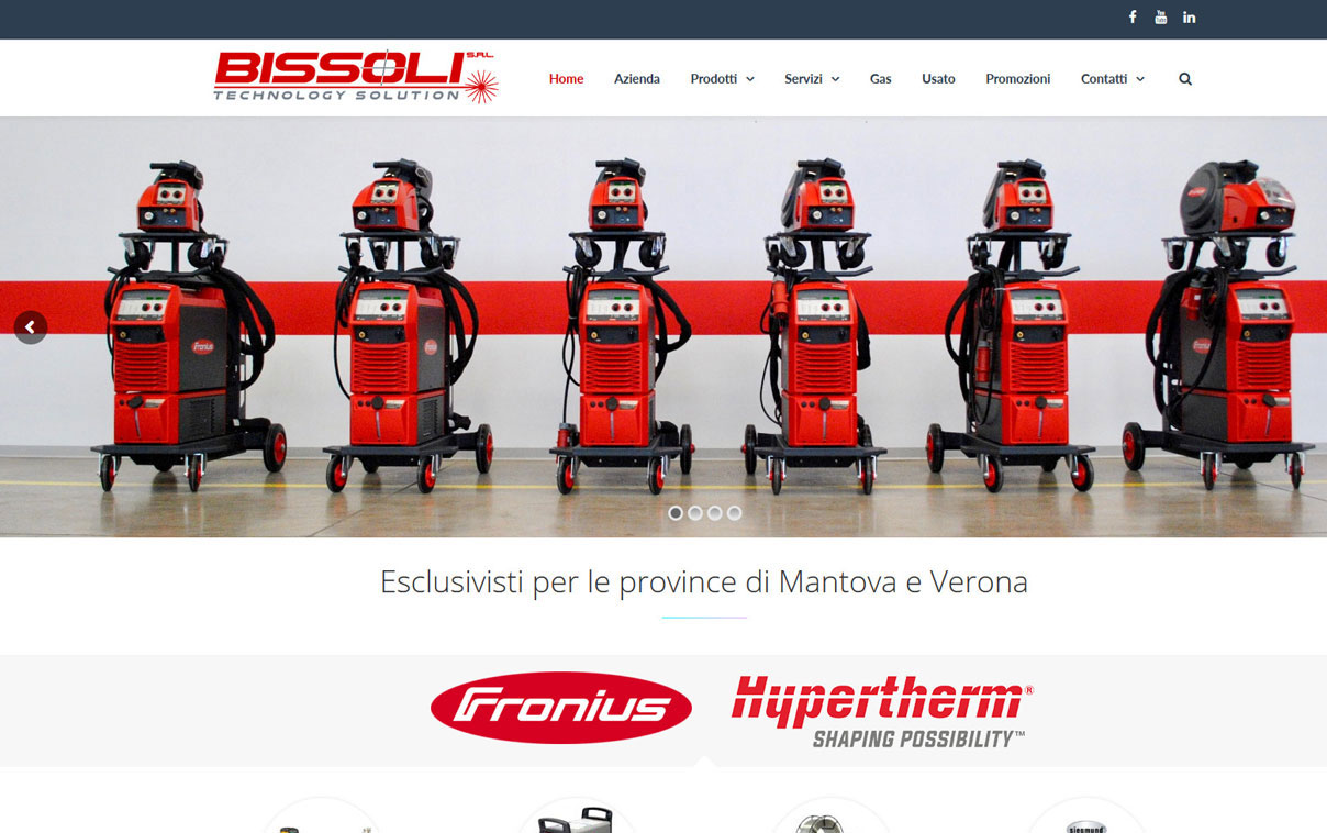 Bissoli Technology Solution, entiria spa, creazione siti internet verona