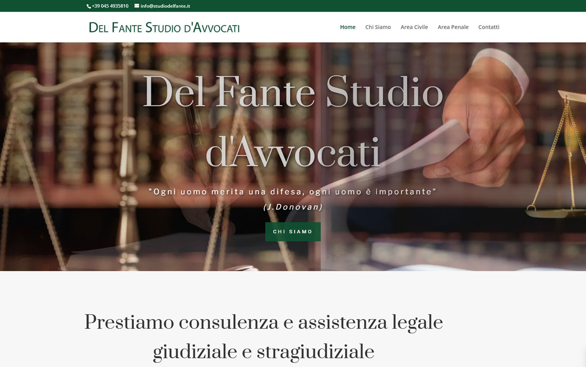 Del Fante Studio Avvocati, entiria spa, creazione siti internet verona Del Fante Studio Avvocati, entiria spa, creazione siti internet verona