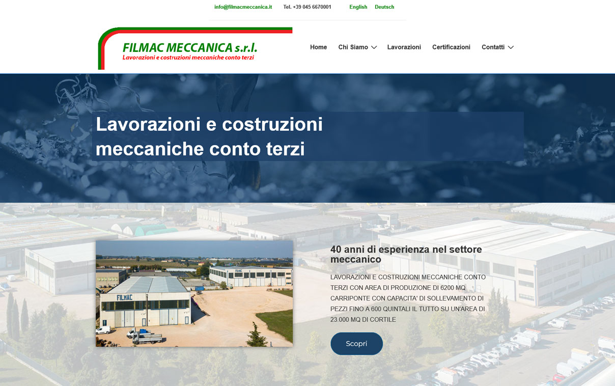 Filmac Lavorazioni e costruzioni meccaniche conto terzi Filmac Lavorazioni e costruzioni meccaniche conto terzi
