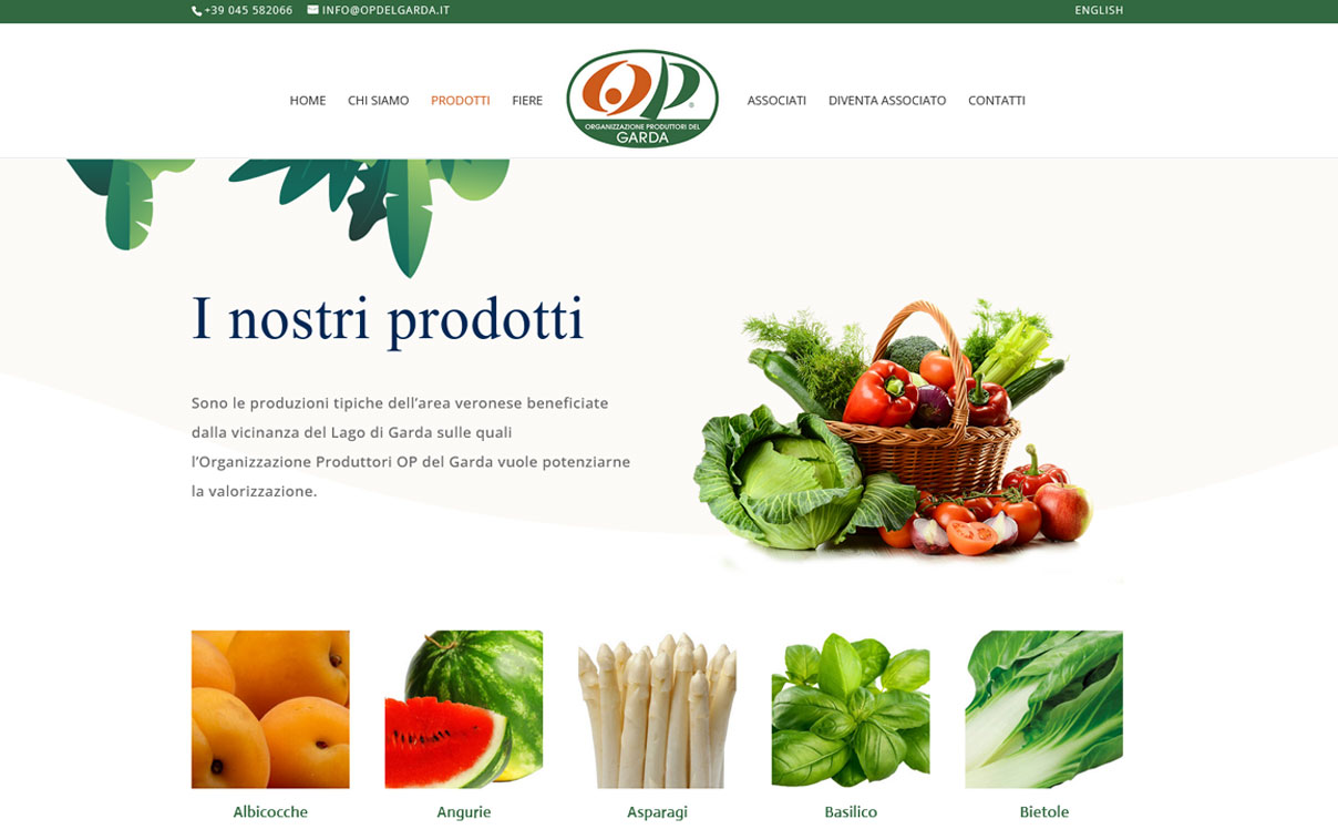 OP del Garda è una Organizzazione di Produttori ortofrutticoli che nasce nel 2004