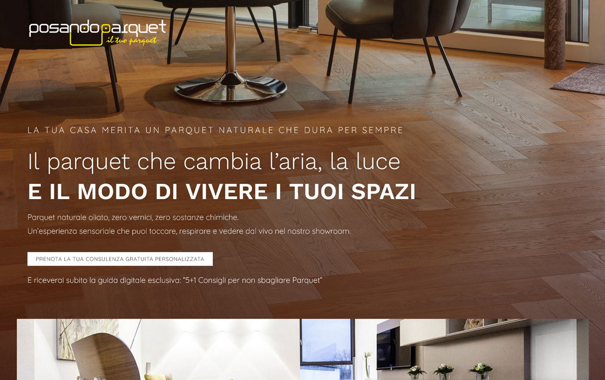 Posando Parquet. La tua casa merita un Parquet naturale che dura per sempre