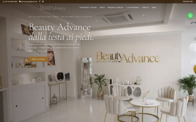 Realizzazioni 1 Realizzazione sito web per Beauty Advance: da Instagram a nuovi clienti