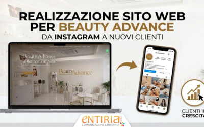 Realizzazione sito web per Beauty Advance: da Instagram a nuovi clienti